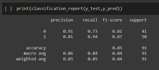 Class Report